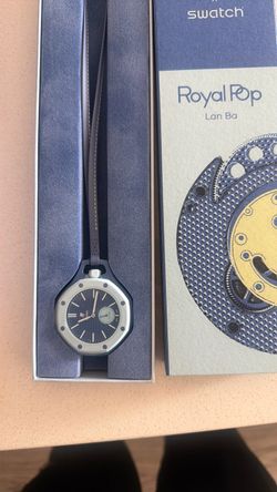 Swatch Ap Royal Pop authentic
