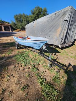 Aluminum Boat and Trailer