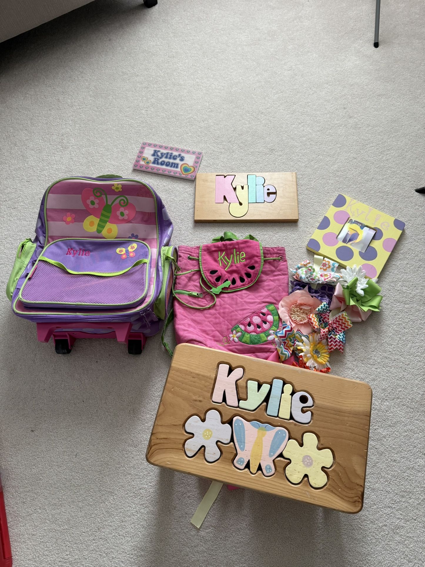 “KYLIE” Personalized Items - Entire Lot Like New!