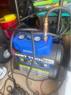 Kobalt QUIET TECH 4.3-Gallon Portable Electric 150 PSI Twin stack Air Compressor