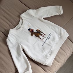 Polo Bear Fleece Sweatshirt for Baby Girl | 12–18 Months