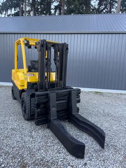2020 Hyster H110FT Kubota Turbo Diesel Engine 360 Bale Clamps Forklift Low Hours 4 Way