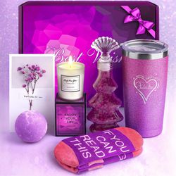 Christmas Gifts for Women, Relaxing Spa Gift Basket Set, Unique Gift Ideas  for Women, Birthday Gifts for Mom Sister Best Friend Wife, Coworker Teacher