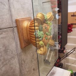 Thanksgiving Glass Table 