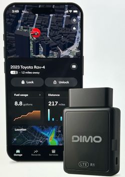 DIMO GPS Vehicle Tracker with Real Time Location