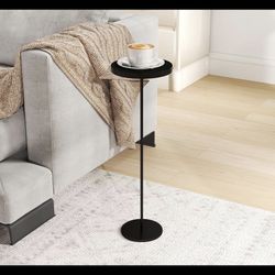 Modern Black Martini Side Table (Set of 2)