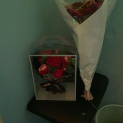 Cute Crochet And Wooden Handmade Flowers