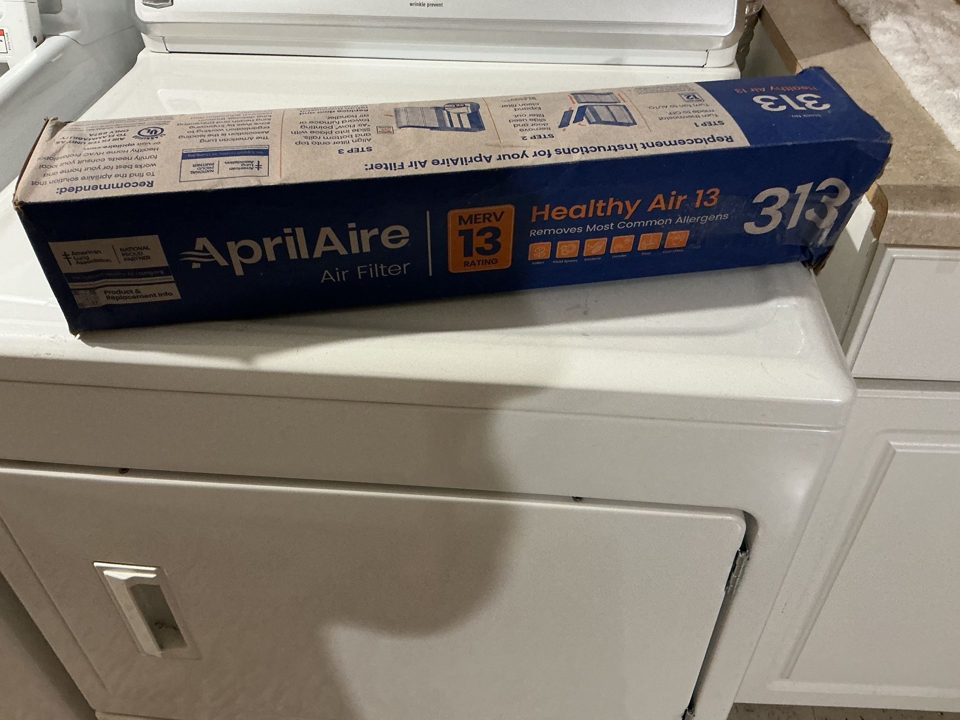 AprilAire 313 Filter Original Never Used In Original Box 20x25x4. Merv 13