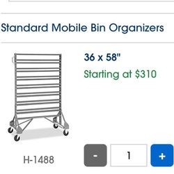 Uline bin?organizer model no. H-1488