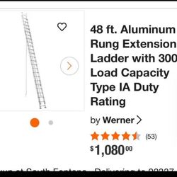 Werner 48 Ft  Ladder  