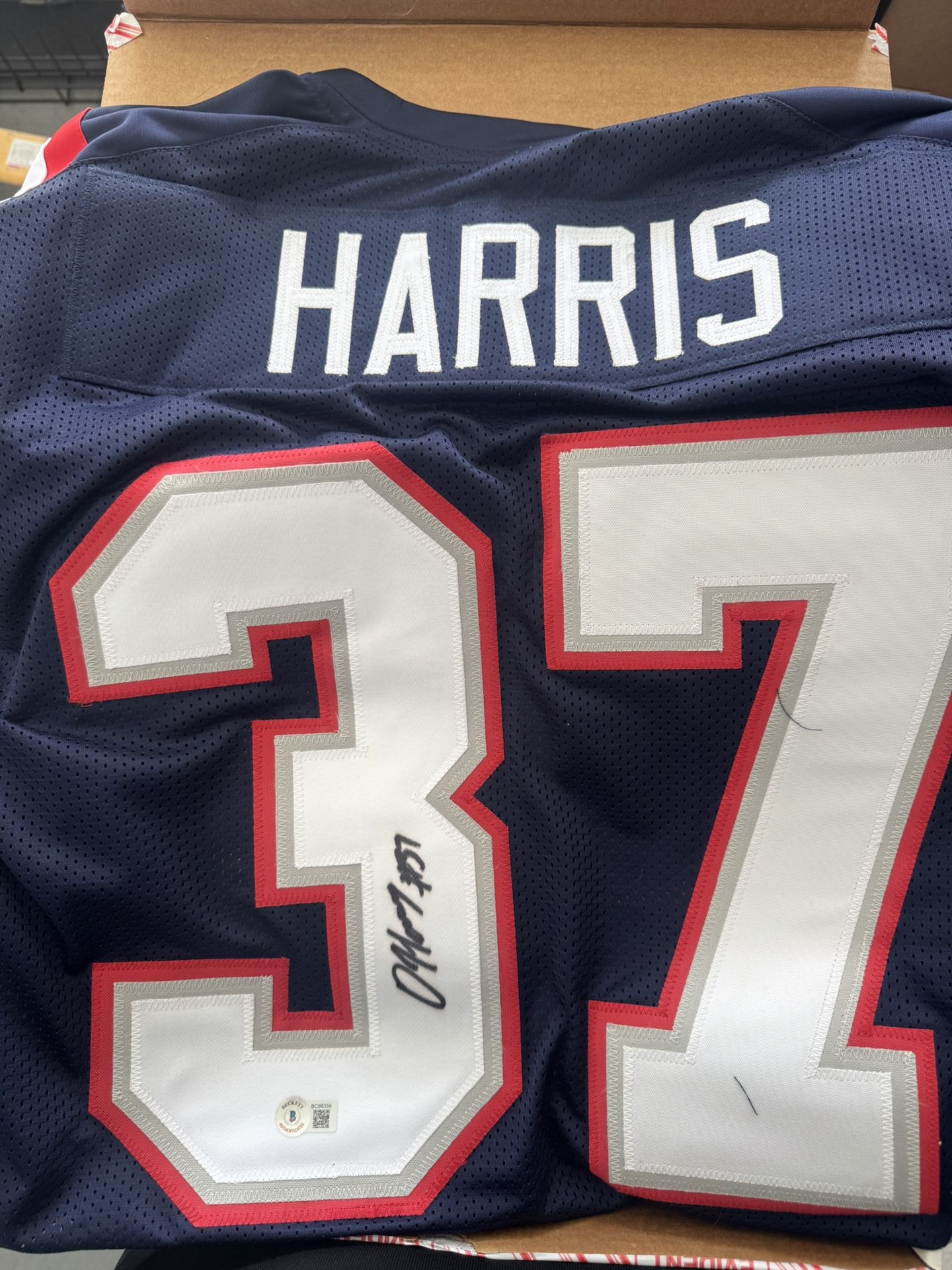 Damien Harris Patrios Auto Jersey