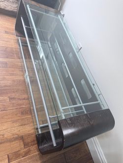 BDI Deploy Espresso Glass Media Console / TV Stand