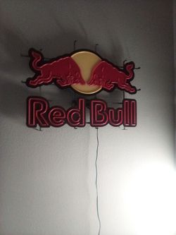 Red Bull led Bar  sign