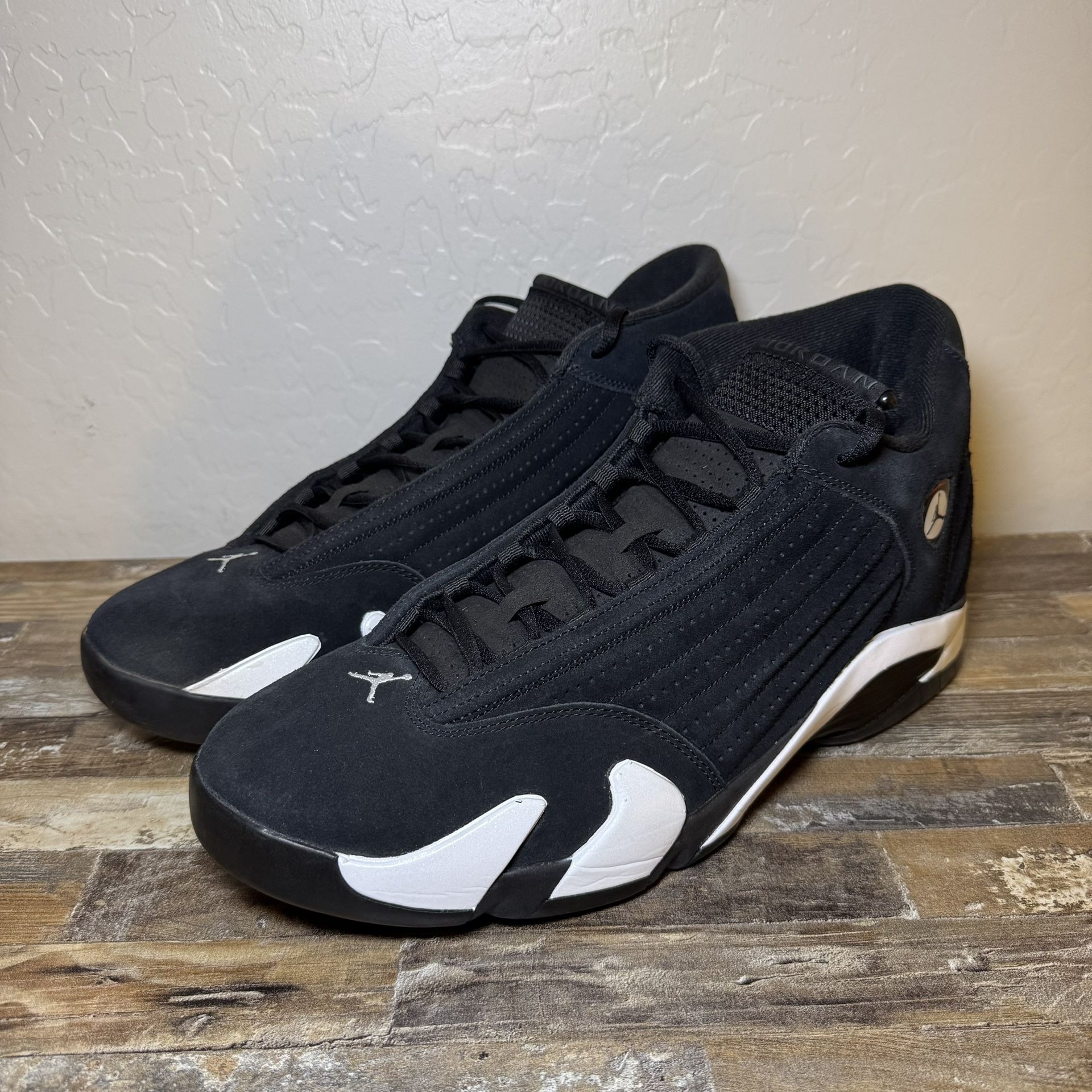 Air Jordan 14 'Black White' Men’s Size 15