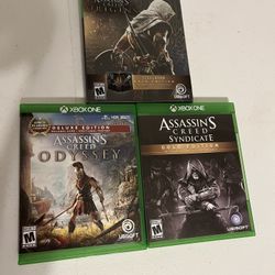 Assassin’s Creed Origins, Odyssey, and Syndicate Gold Editions For Xbox One