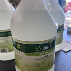 Biokleen Bac-Out Enzyme Stain & Odor Remover - 128 Ounces - Destroys Stains & Odors Safely, for Pet Stains, Laundry, Diapers, Wine, Carpets, & More, E