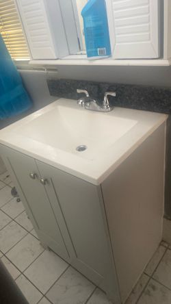 bathroom sink cabinet