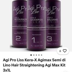 AGI Pro Liss Brazilian hair treatment