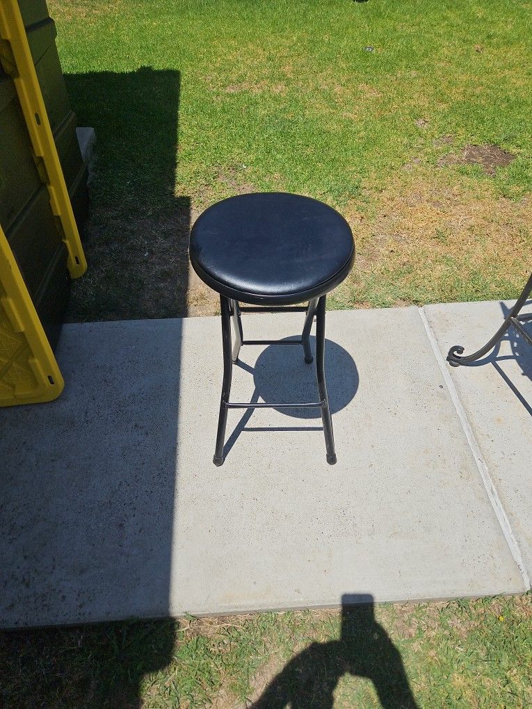 Stool 24" High And 12" Round