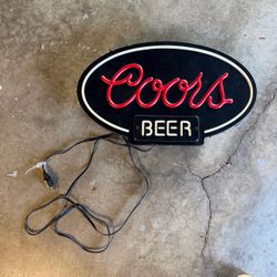 Light up Beer sign
