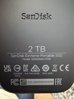 Ssd 2 and 4 TB