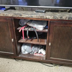tv and the tv stand