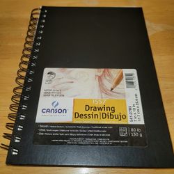 Canson 7" x 10" Wirebound Drawing Book, 60 Sheets