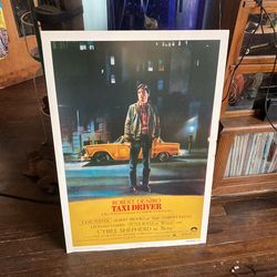 Taxi Driver Movie Poster Original Mounted 