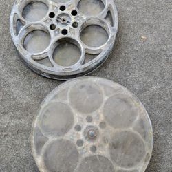 2 Vintage Original Goldberg Bros. 2000ft 20min 35mm Film Reel