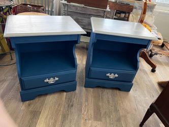 Pair all Wood End Tables