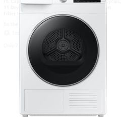 Samsung DV25B6900HW
24 Inch Smart Electric Ventless Dryer with 4.0 Cu. Ft. Capacity, Heat Pump Technology, 15 Dry Cycles, 11 Dry Options, AI Smart Dia