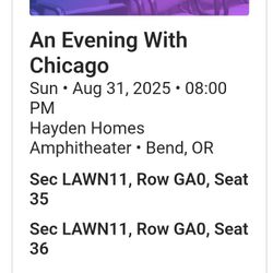Chicago Tickets 