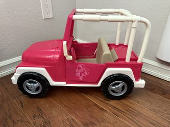 Our Generation Pink Jeep American Girl Doll