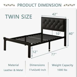 Twin Sized Bed