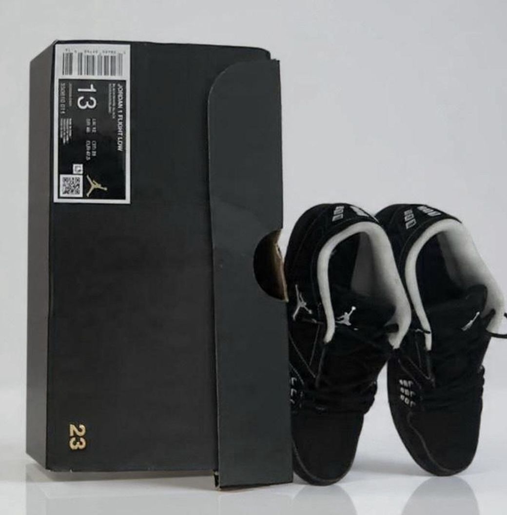 Size 13 Jordan 1 Low Black And White