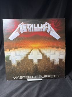 Metallica Master of Puppets 2008 Reissue Vinyl Record VG Condition
