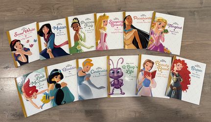 Disney Books complete set of 12 in except condition