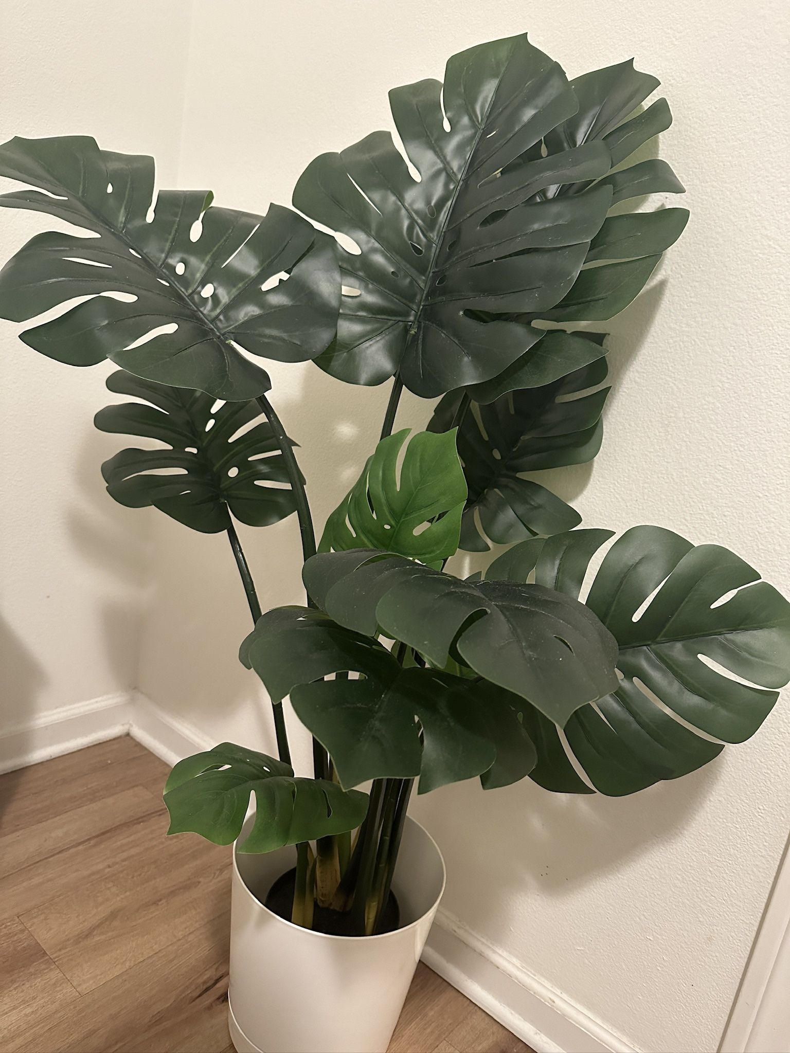 Faux Palm Plant And Pot