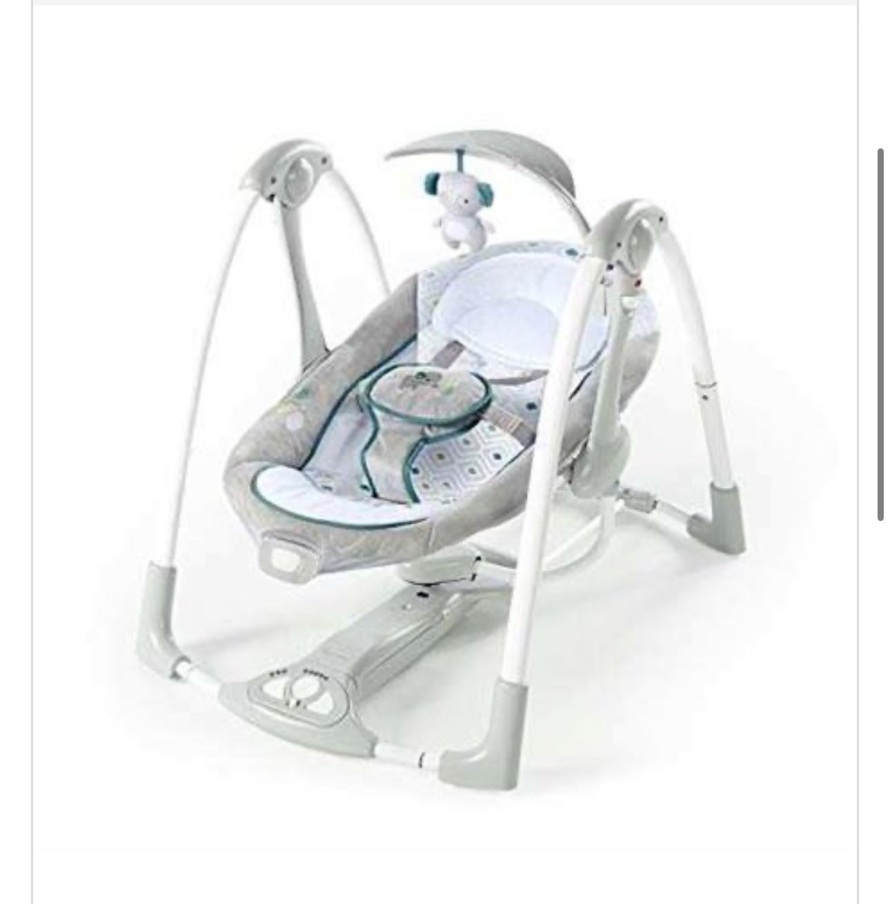 Ingenuity ConvertMe 2-in-1 Compact Portable Automatic Baby Swing & Infant