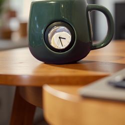 Time Mug (tm) Thailand Clock Hunter Green Coffee Mug