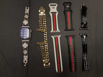 Series 9 , 41mm Apple Watch with Multiple Replacement Bands