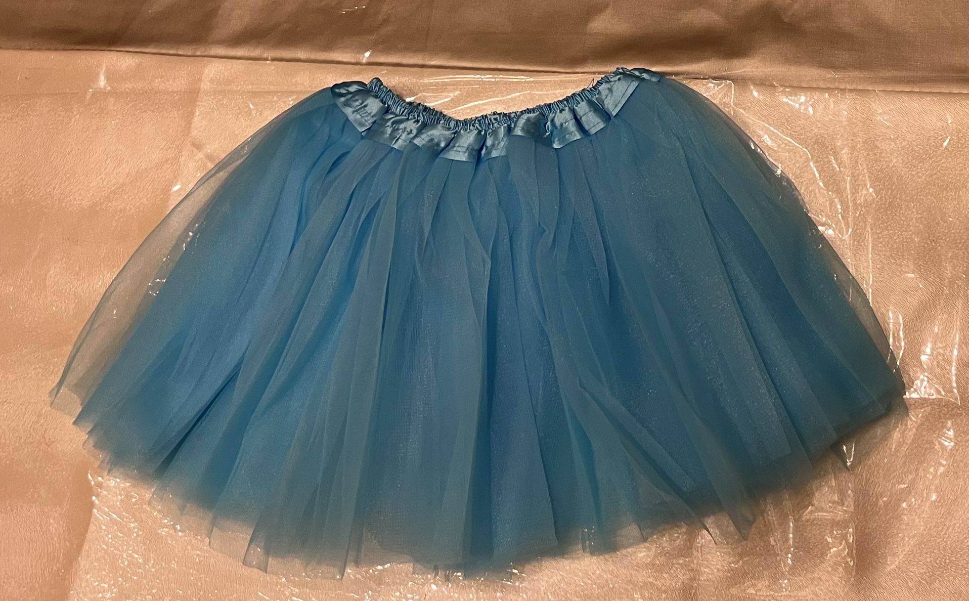 Little Girls Turquoise Blue Tutu Skirt Dance Ballet Princess Dress up Halloween Costume Accessory Brand New!