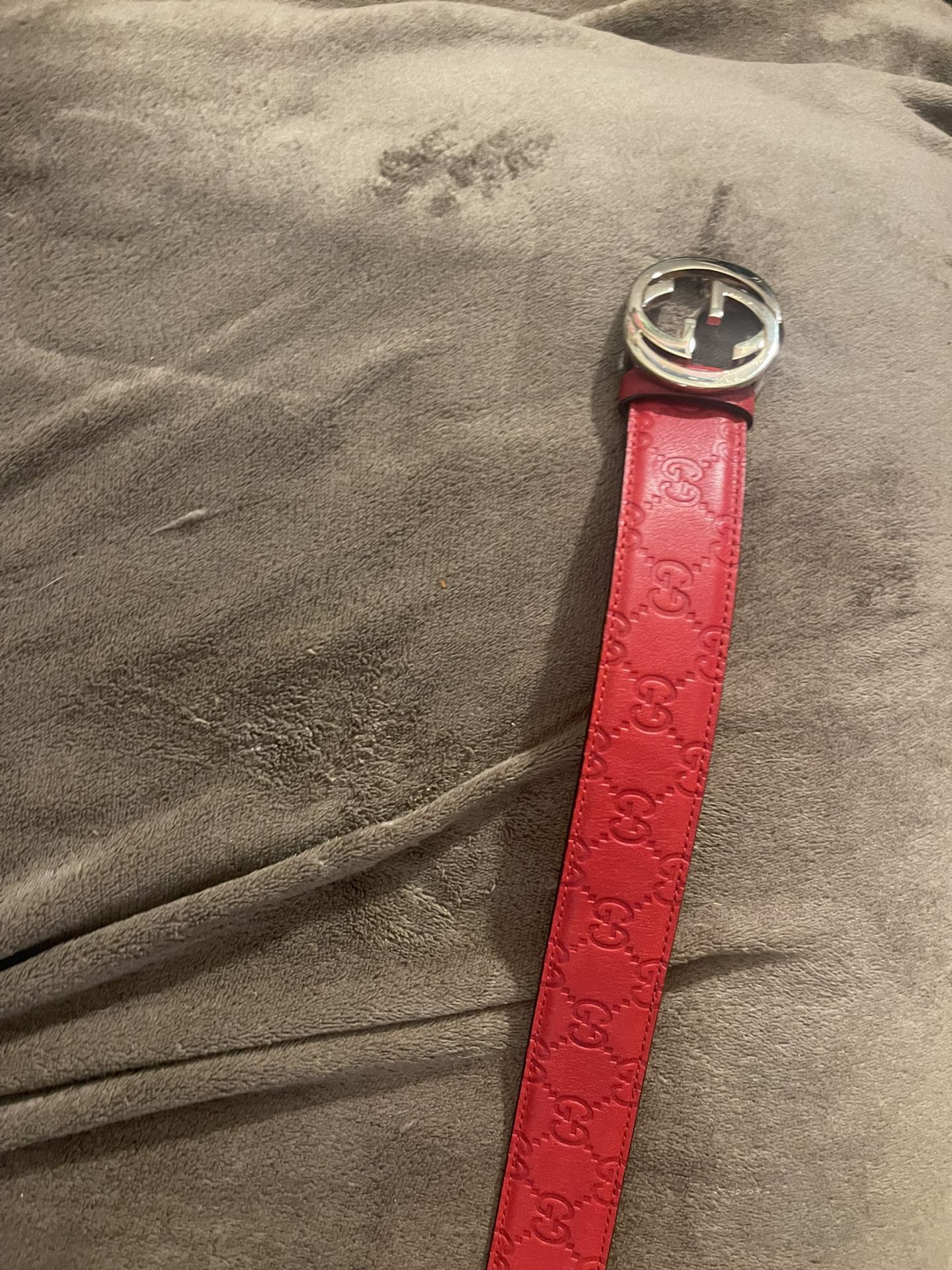 Red Gucci Belt