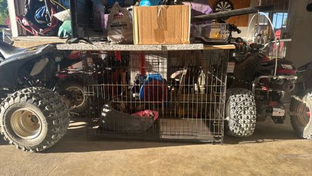 Large dog cage