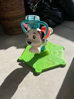Fisher-Price Bounce and Spin Puppy Ride-On