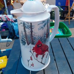 Beautiful Vintage Cardinals Thermos 