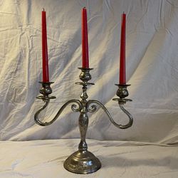 Silver Plated Candelabra 