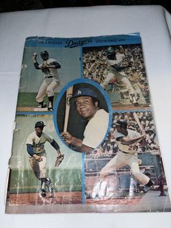 2 Early 1970s Dodger Scorecard Programs Great Memorabilia Piece For Any Dodger Fan Man Caves