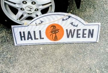 Halloween Sign / Halloween Decor - almost 3 feet long