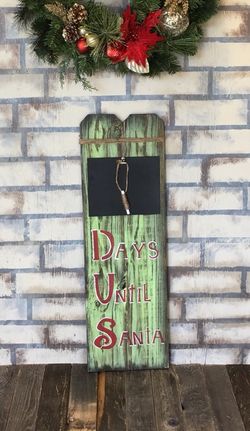 Handcrafted wood Christmas signs